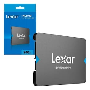 Hd Ssd 240gb Lexar Nq100, Leitura 550mb/s, 2.5" Sata Iii
