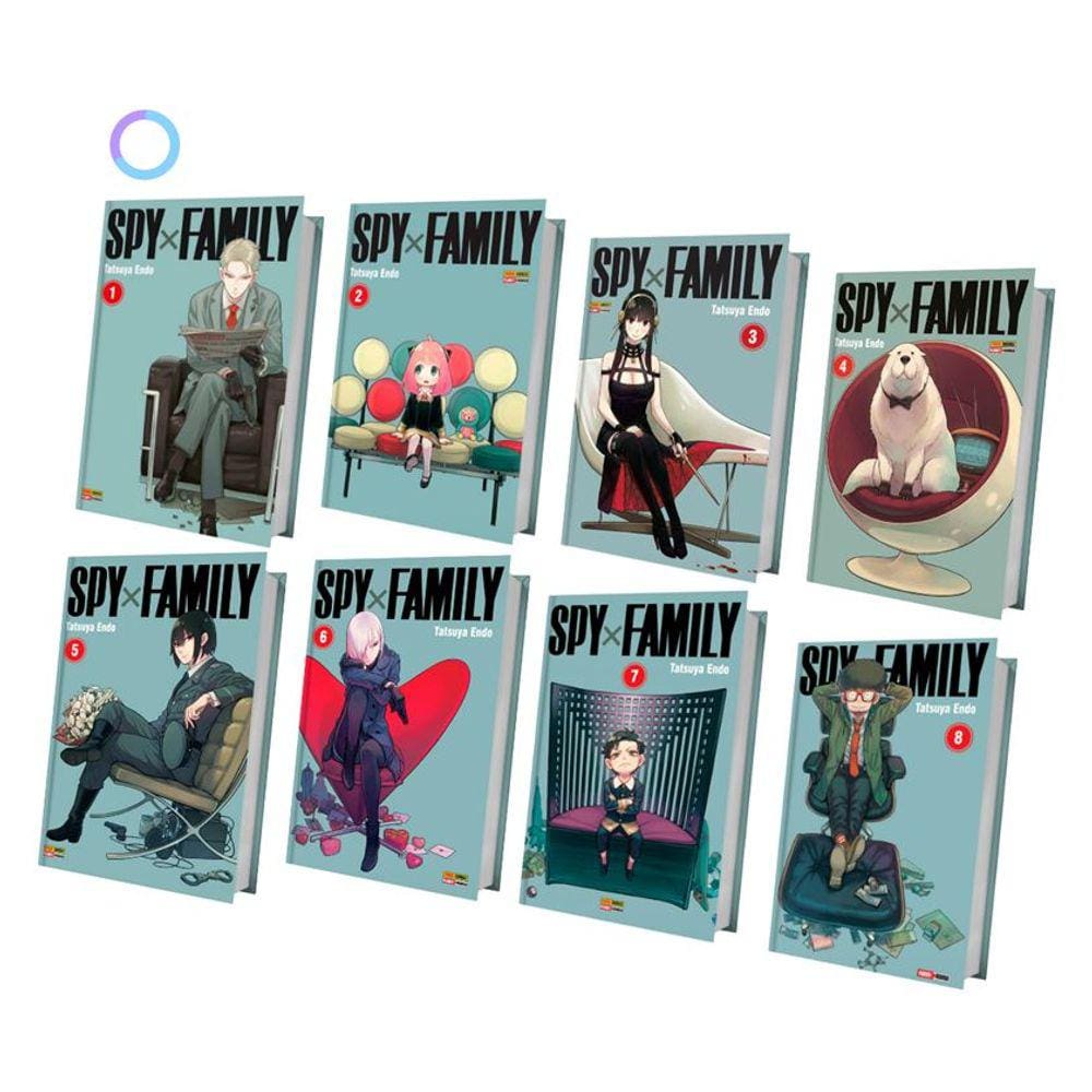 Spy X Family Mangá Volume 1 Ao 8 - Português BR | KIT Panini