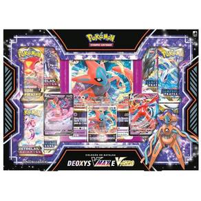 Coleção de Batalha Pokemon Box Premium Vmax e V-Astro 50 Cartas