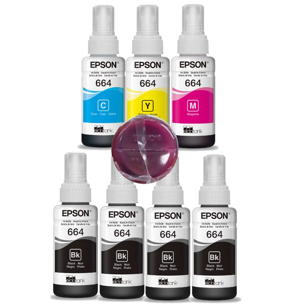Kit 7 Tintas Epson P/ L365