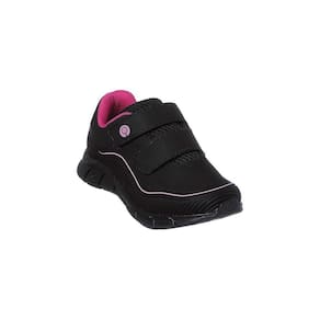 Tênis Infantil Feminino Ortopé Flex Run Calce Prático Preto e Pink