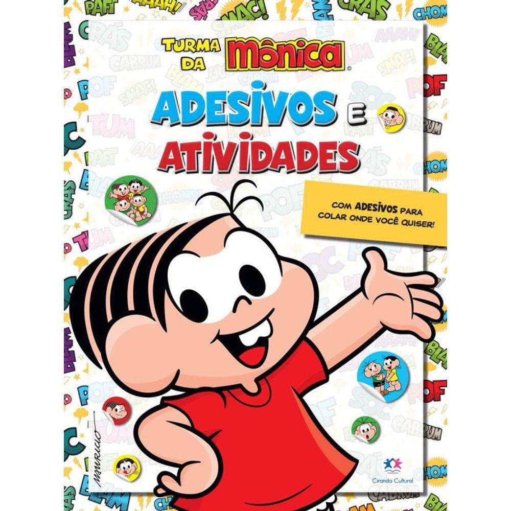 Turma Da Monica - Adesivos E Atividades