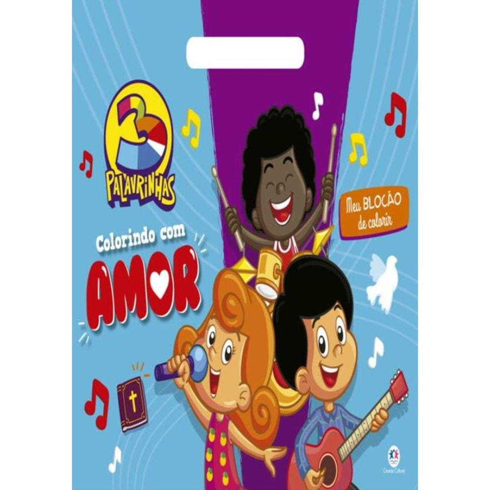 3 Palavrinhas - Colorindo Com Amor