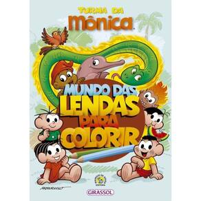 Turma Da Monica - Mundo Das Lendas Para Colorir
