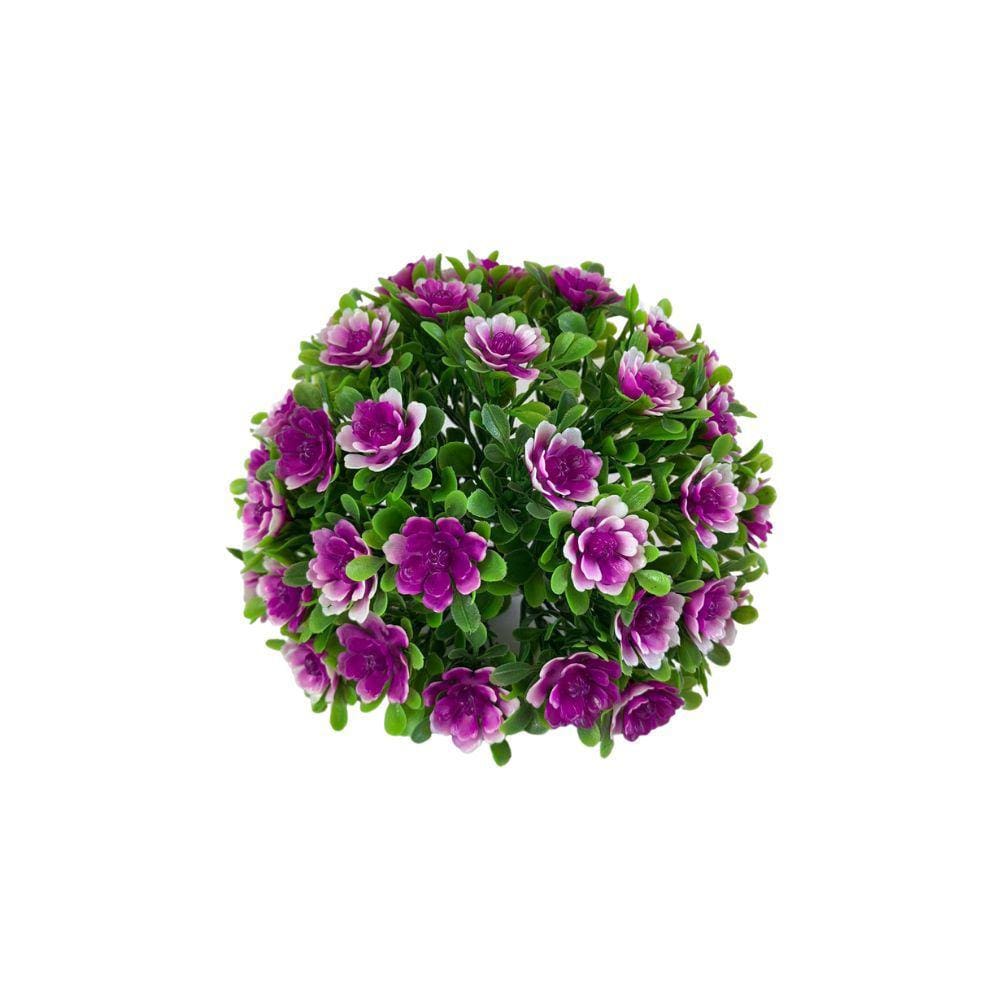 Planta Meia Bola Flor Artificial - Arranjo para Decoração