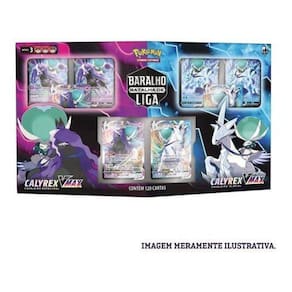 Baralho Batalha de Liga Mew VMAX Box Pokémon COPAG