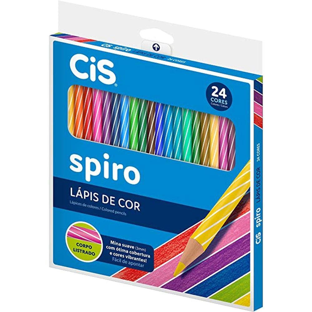 Lápis de Cor Cis Spiro 24 cores