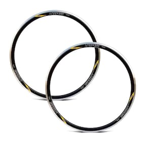 Kit 2 Rodas Aro 700c/36 Furos Valvula Presta Speed Road Freio V-Brake Spin Vzan