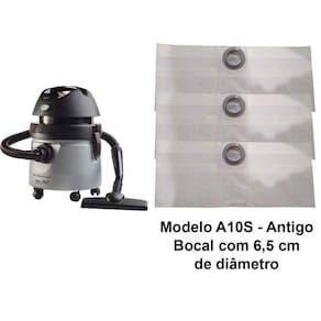 Kit Com 12 Sacos Descartáveis Aspirador De Pó Electrolux A10 Smart Mod. A10s