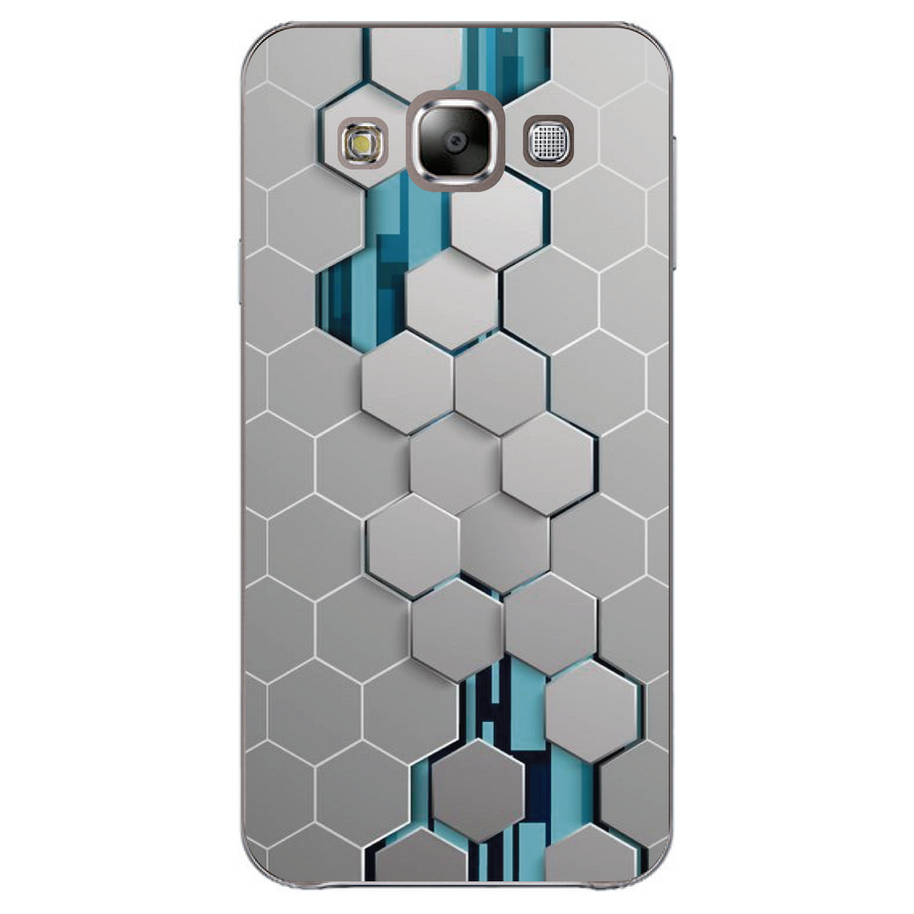 Capa Case Capinha Samsung Galaxy E5 Masculina Hexágonos