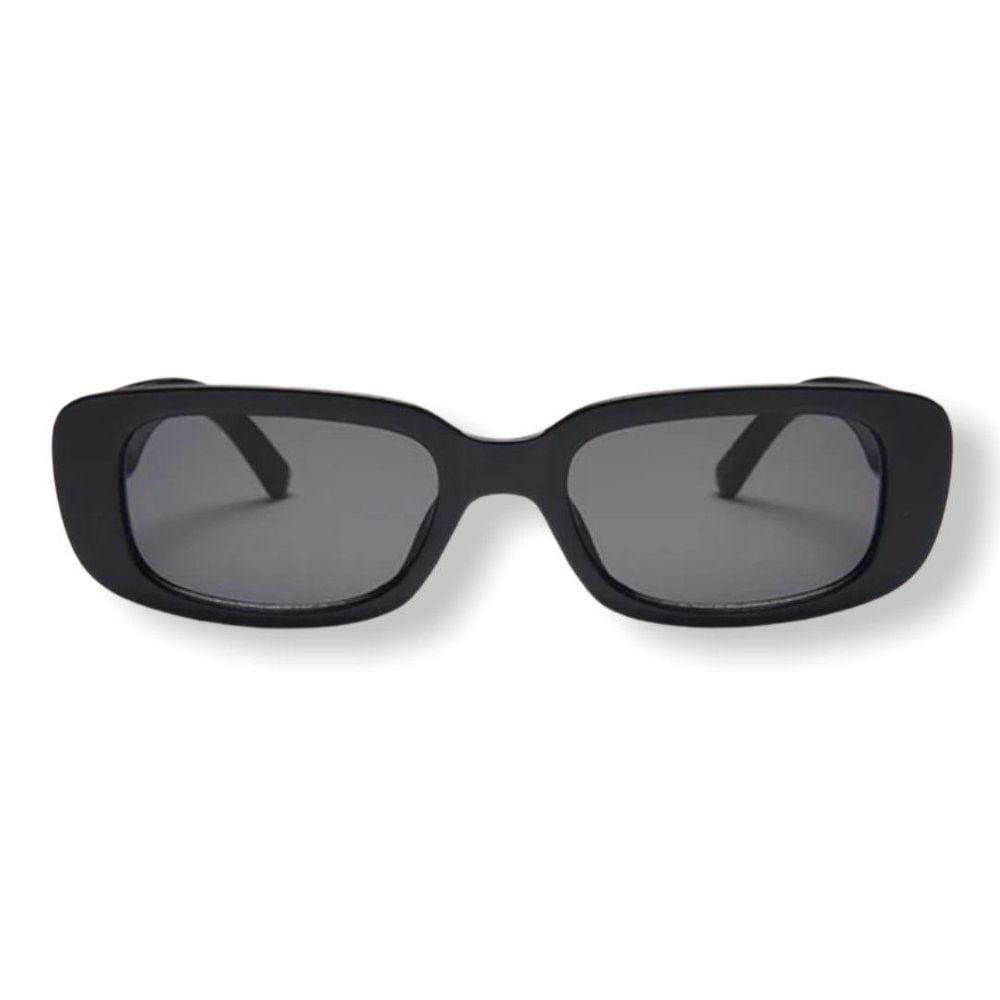 Óculos De Sol Retrô Lente Preta Blogueira Moda Uv Solar