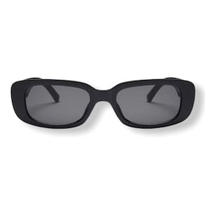 Óculos De Sol Retrô Lente Preta Blogueira Moda Uv Solar