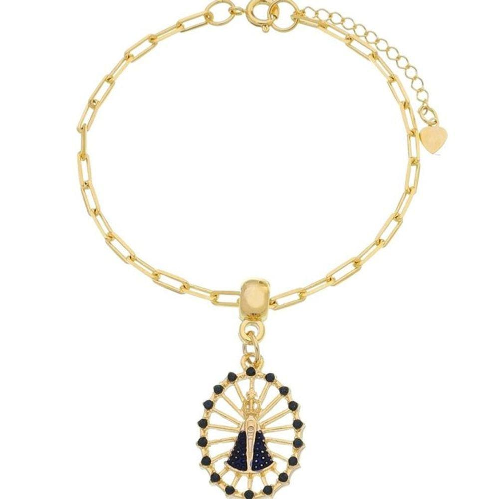 Pulseira Nossa Senhora Aparecida com Pingente