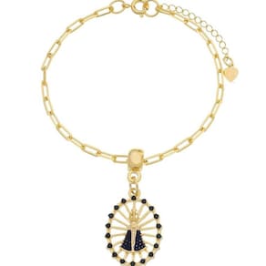 Pulseira Nossa Senhora Aparecida com Pingente