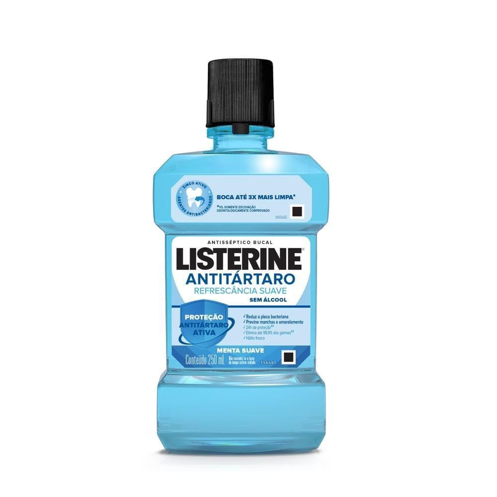 Antisséptico Bucal Listerine Tartar Control Zero Álcool 250ml