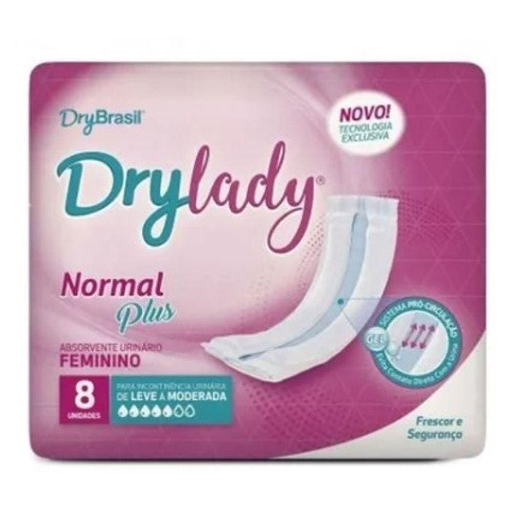 Absorvente Dry Lady Feminino C/08 Un
