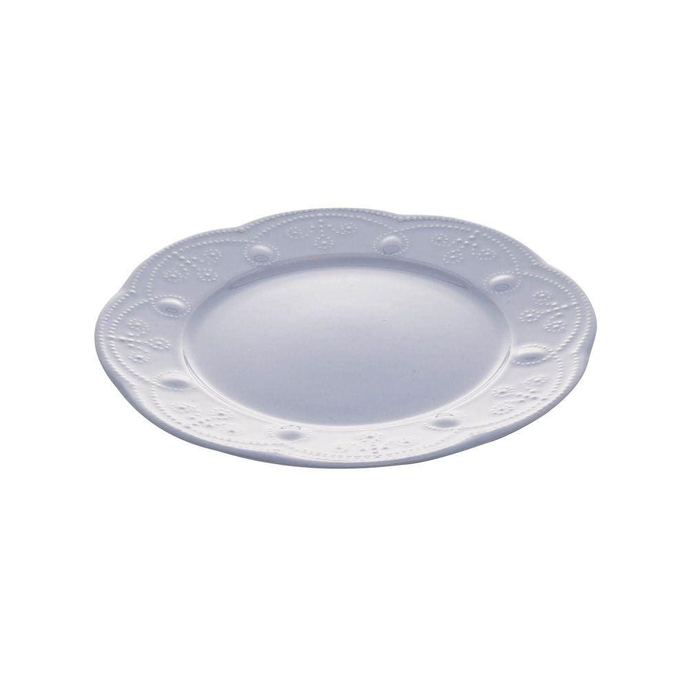 Prato Raso P/Sobremesa de Cerâmica Antalia Lavanda 23cm Wolff