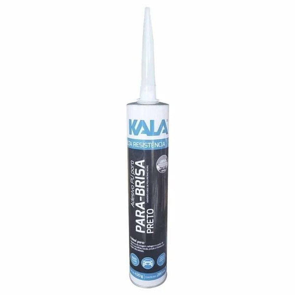 Adesivo Fixa Parabrisa Pu 420g Preto - Kala