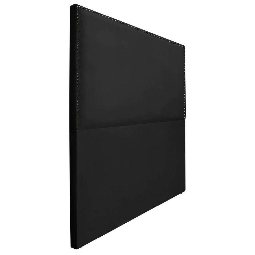 Cabeceira King Bali P02 195 cm Para Cama Box Preto