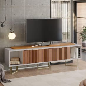 Rack Para Tv 2.1 Oliver Off White Tauari