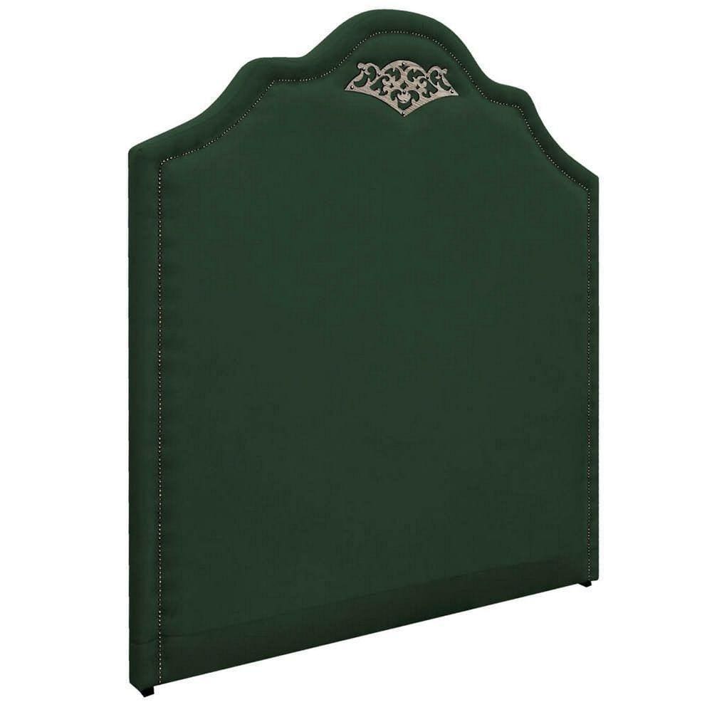 Cabeceira Casal Orlando P02 140cm Suede Verde