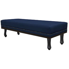 Calçadeira Casal P02 140cm - Doce Sonho Móveis Azul Marinho