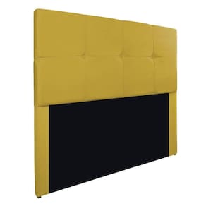 Cabeceira Casal Marseille P02 140 Cm Suede Amarelo