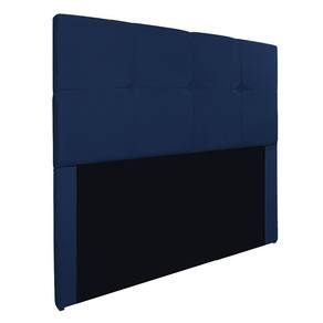 Cabeceira King Marseille P02 195 Cm Suede Azul Marinho