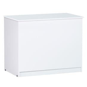 Baú Organizador Multiuso Big Retangular 95x56cm Branco