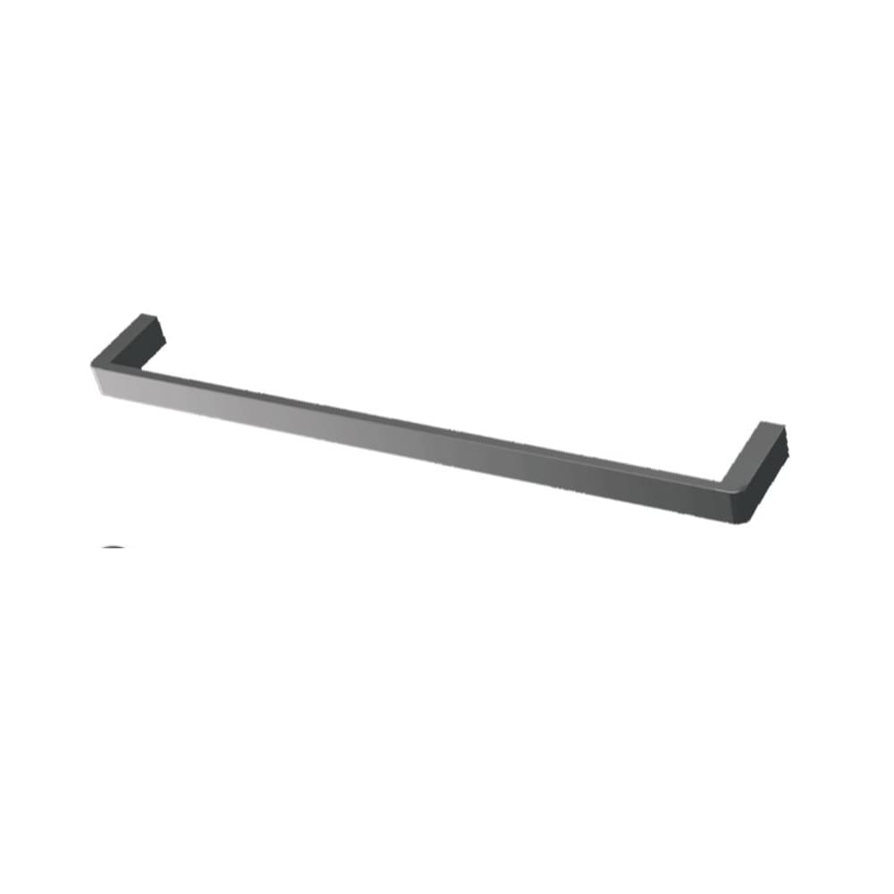 Porta Toalha Rosto Barra 60cm Metal Black Matte Preto Fosco - Linha Prime - JIWI