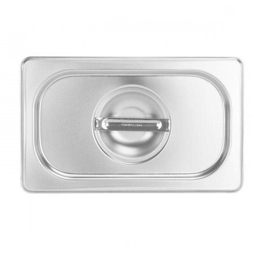 Kit 10 Tampas De Cuba Gastronomica Inox 1/4 Sem Recorte