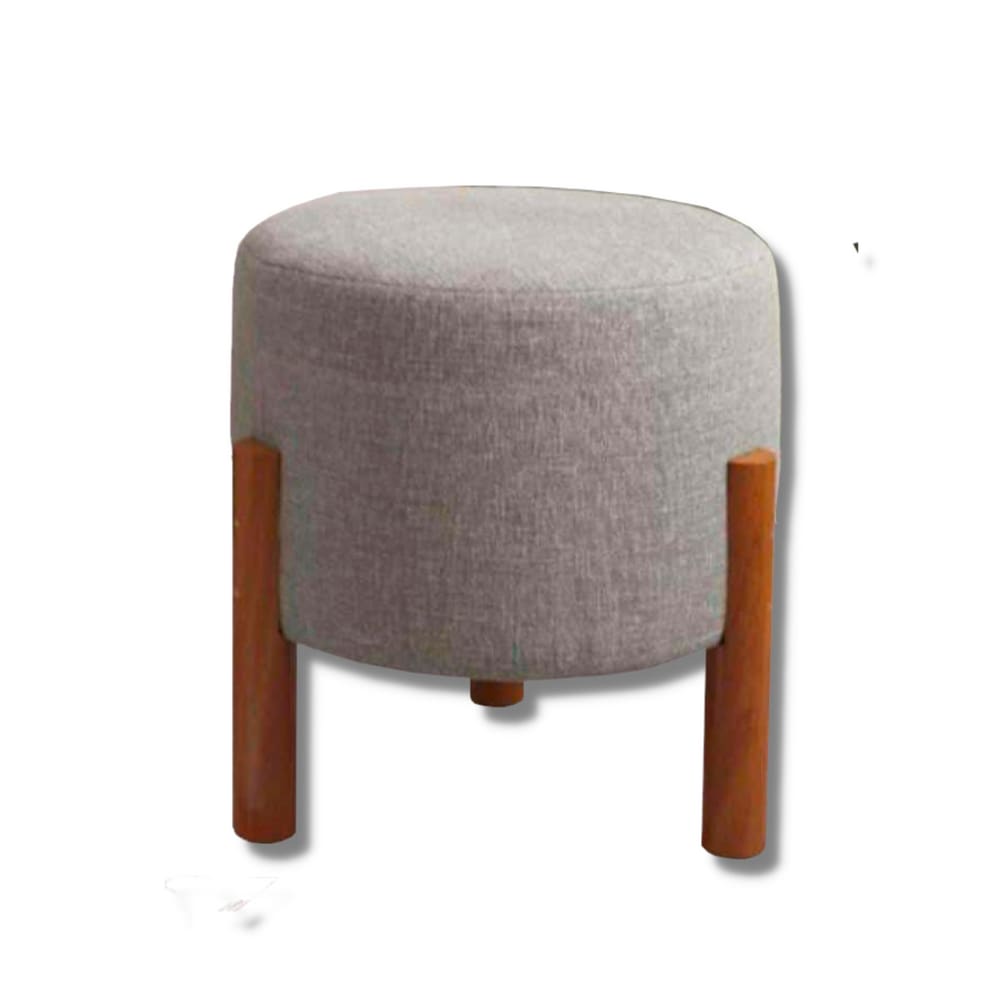 Puff Banqueta Redondo Íris Luxo Decorativo Retro Vintage