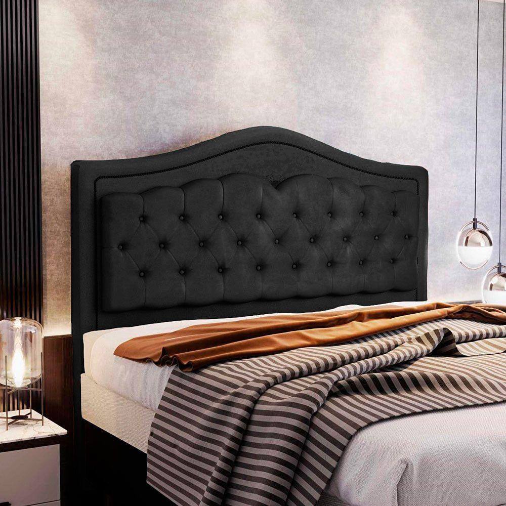 Cabeceira Holanda 0,90 Solteiro 2.0 Preto