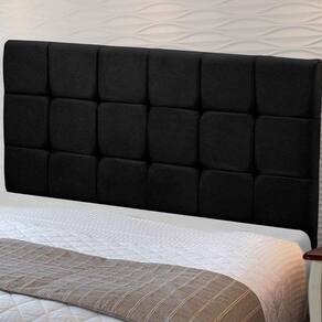 Cabeceira Julia 1,95 M King Com Design Moderno Preto