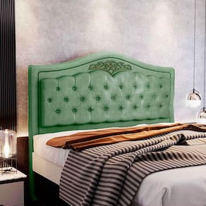 Cabeceira Holanda 1,95 M Com Design Retro King Samambaia