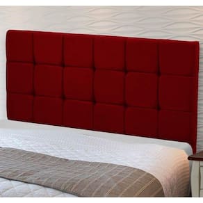 Cabeceira Julia 1,40 M Casal Com Design Moderno Vinho