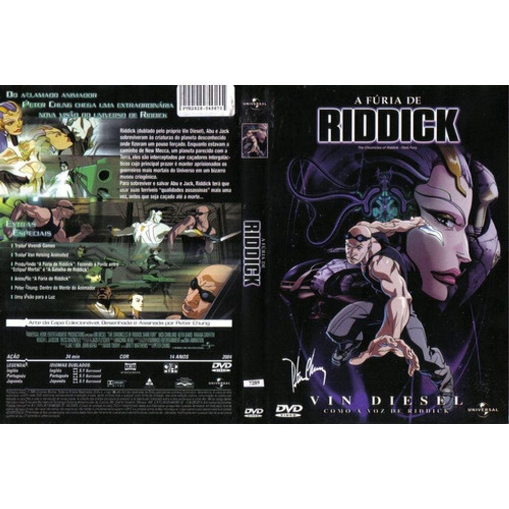 DVD A  Fúria De Riddick - UNIVERSAL