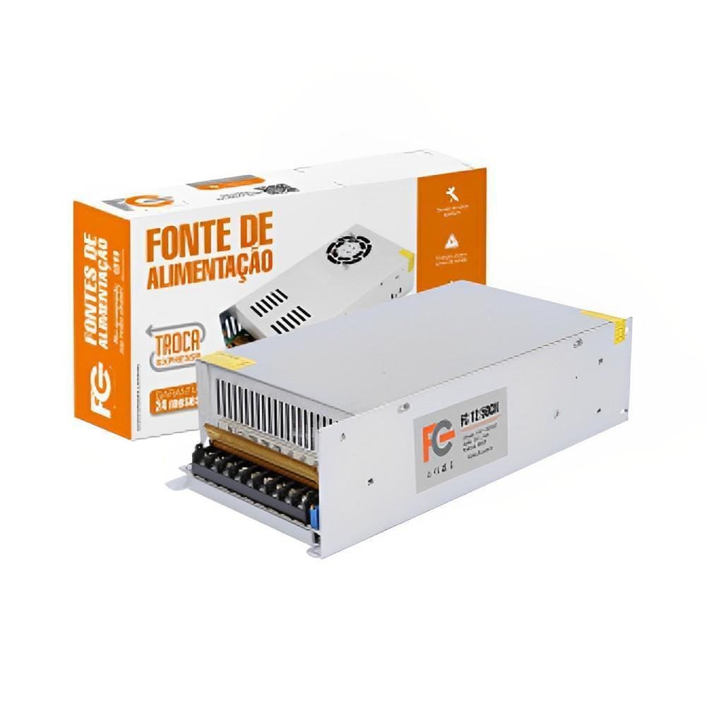 Fonte Colmeia Multiuso 12V 50A 600W Fc Fontes - Fc1250Cn