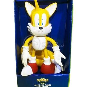 Bonecos Sonic e Tails e Cenário Conjunto Diorama Candide