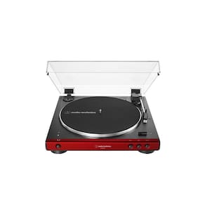 Toca-Discos Audio-Technica At-Lp60Xbt-Rd Bluetooth Vermelho