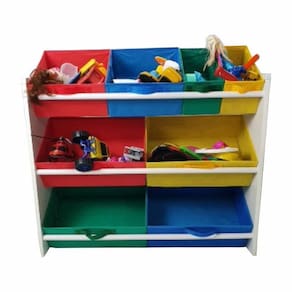 Organizador De Brinquedos Infantil Organibox Colorido