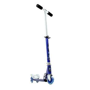 Patinete Sonic Sega 3 Rodas Infantil Azul De Alumínio