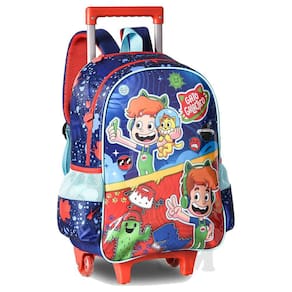 Mochila Rodinha Escolar Infantil Gato Galáctico Clio