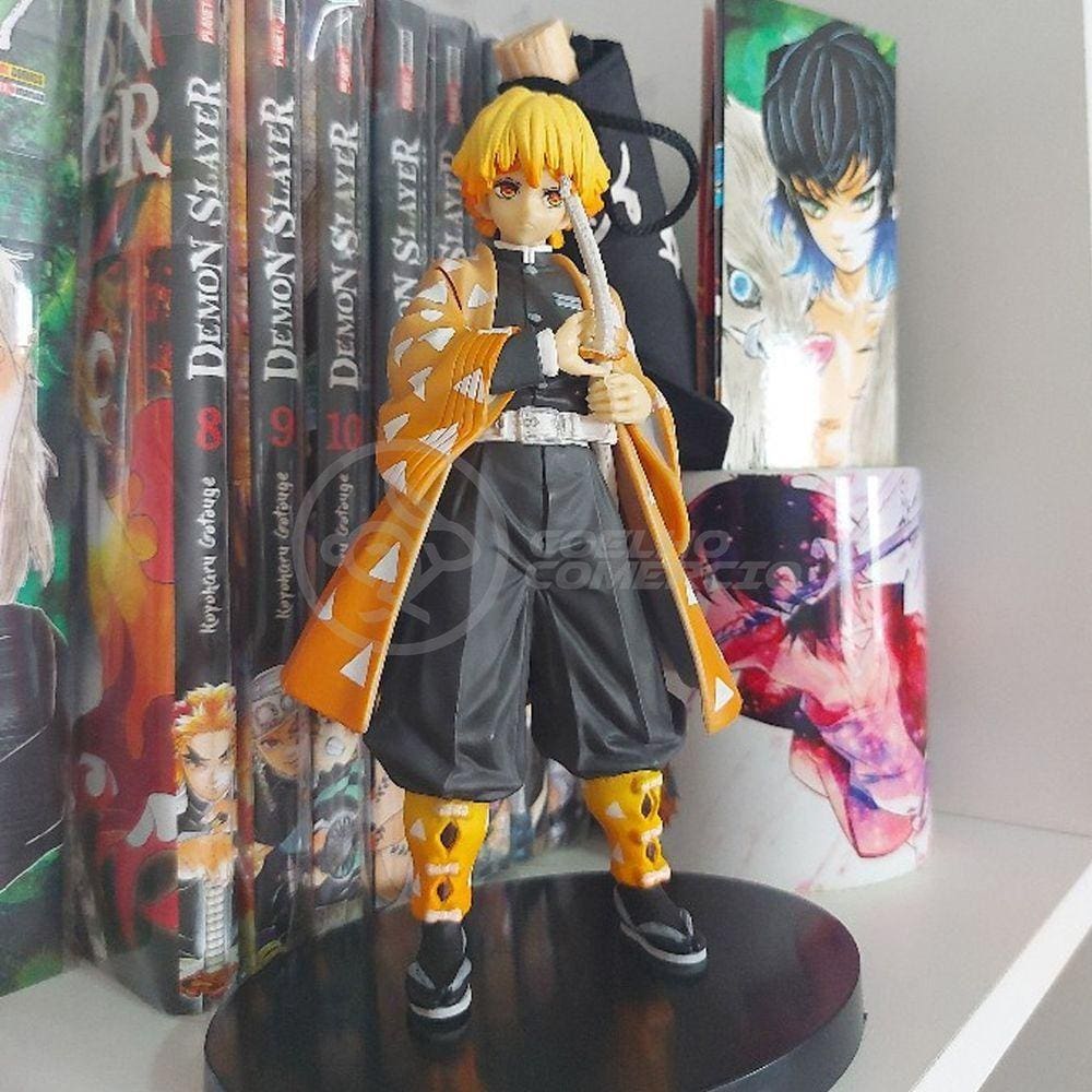 Action Figure Zenitsu Agatsuma Raio Demon Slayer 14cm