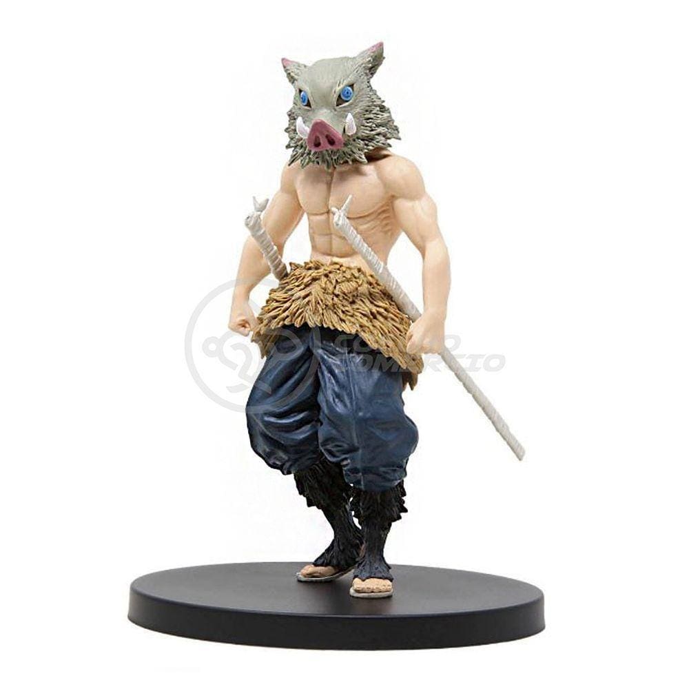 Action Figure Boneco Inosuke Hashibira Demon Slayer 14cm