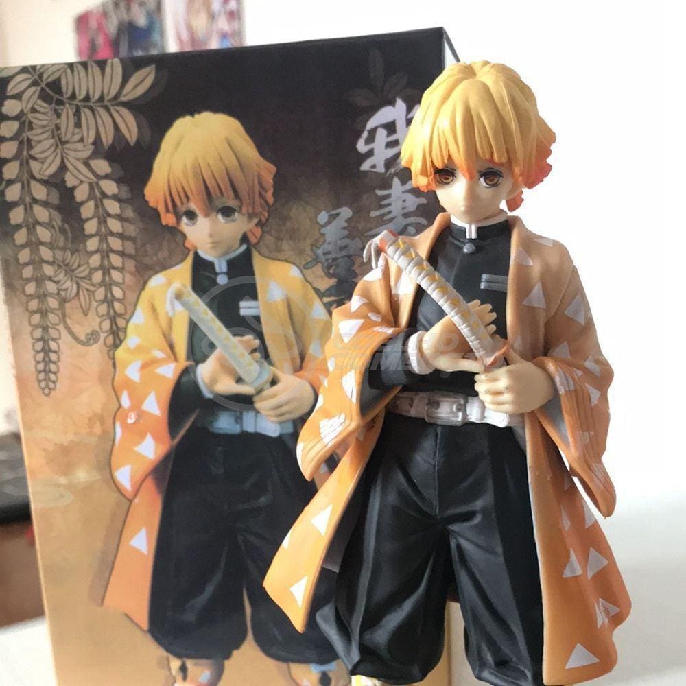 Action Figure Zenitsu Agatsuma Raio Demon Slayer 14cm