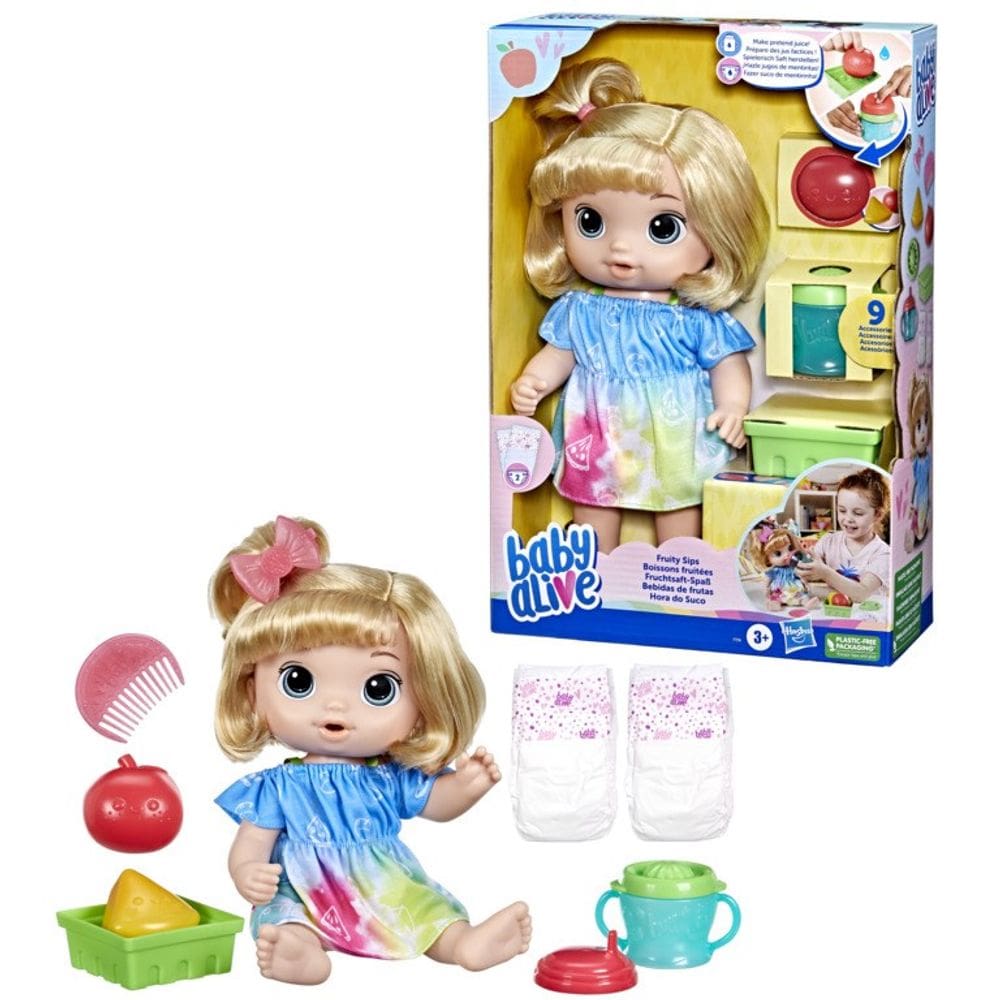Baby Alive Hora Do Suco Loira - Hasbro F7356