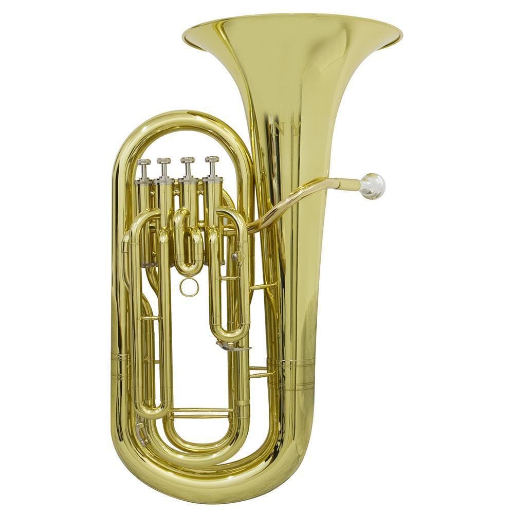 Bombardino Euphonium 4 Pistos Ep 240 Laqueado Dourado Case