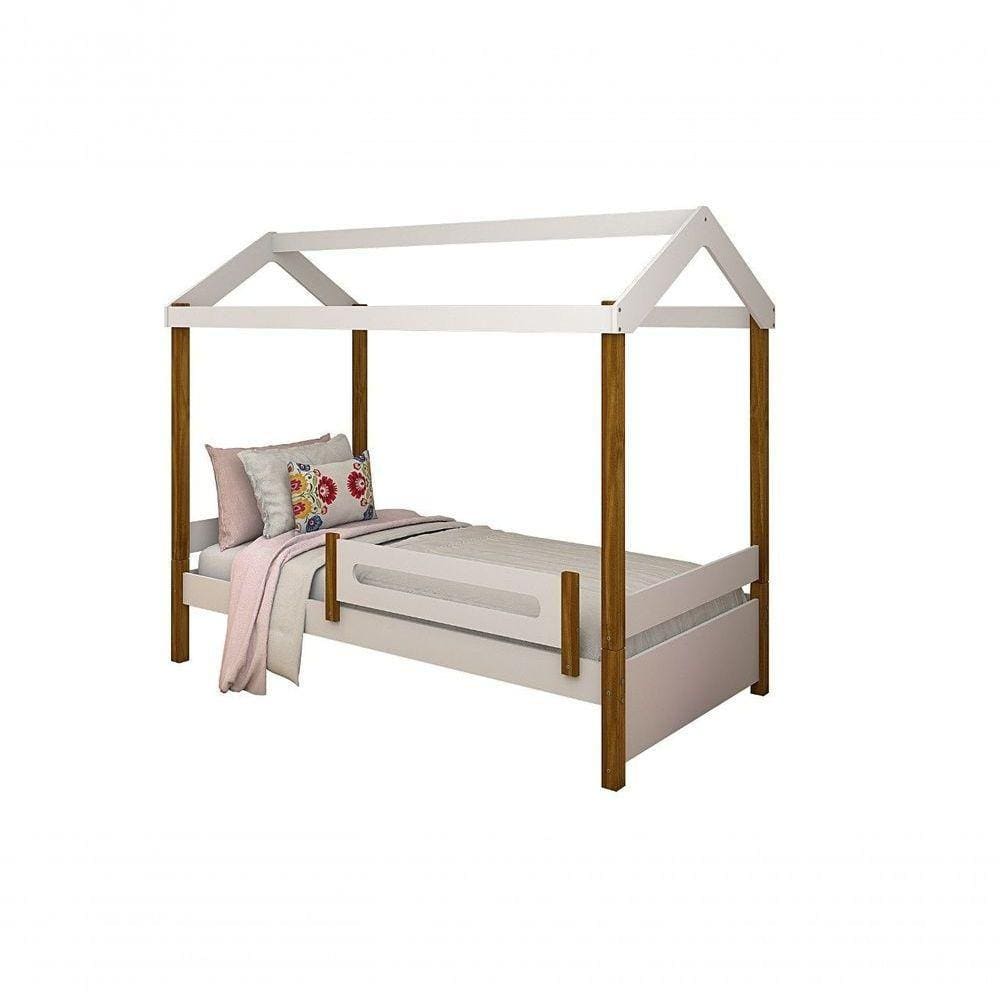 Cama Casa Eliz Branco Mel