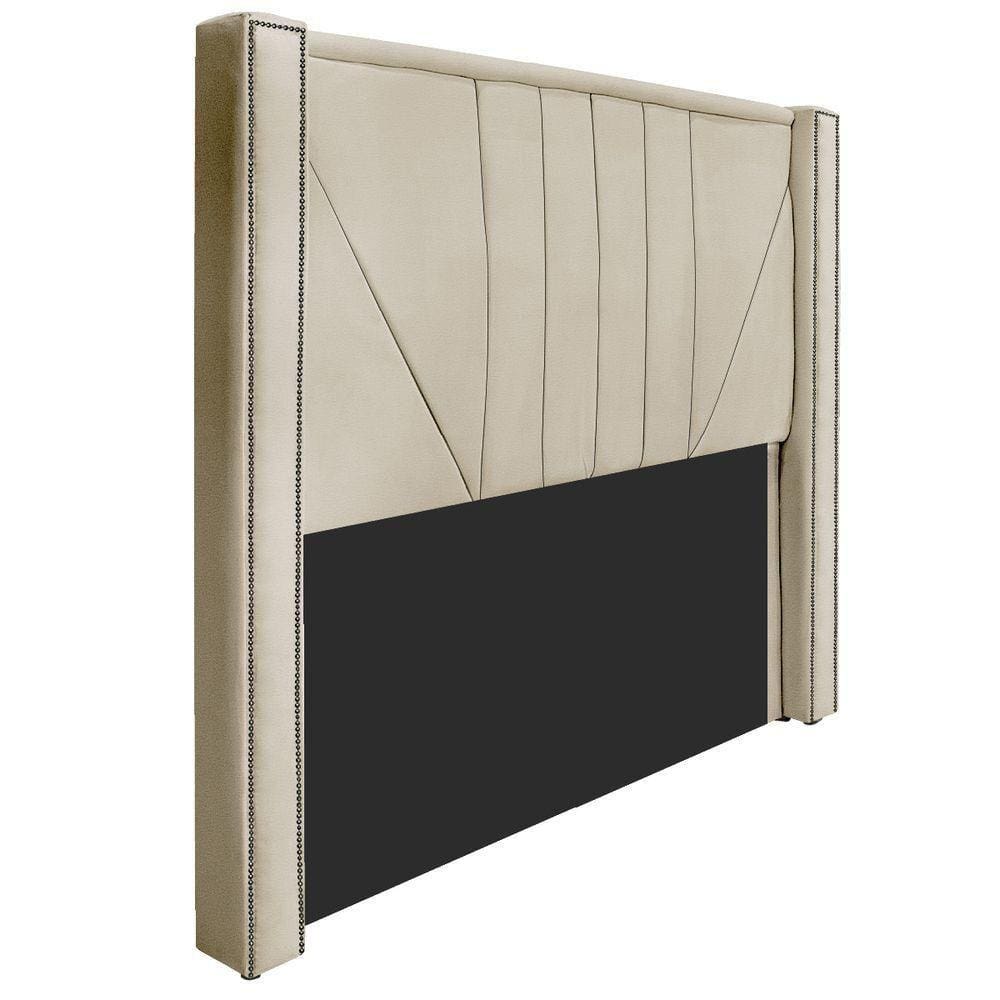 Cabeceira Casal P02 140cm Para Cama Box CoranoBege